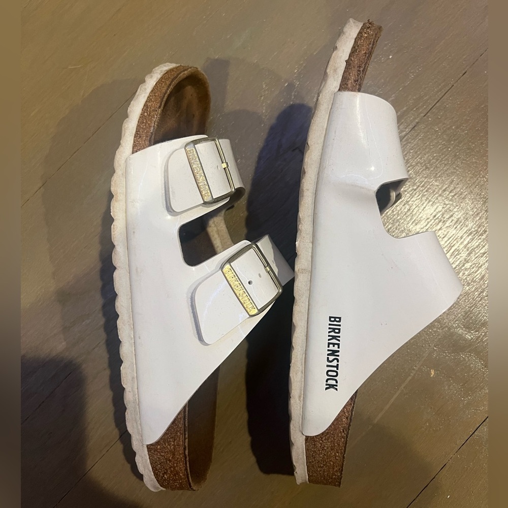 Birkenstock Women's White Sandals - Picture 2 of 4